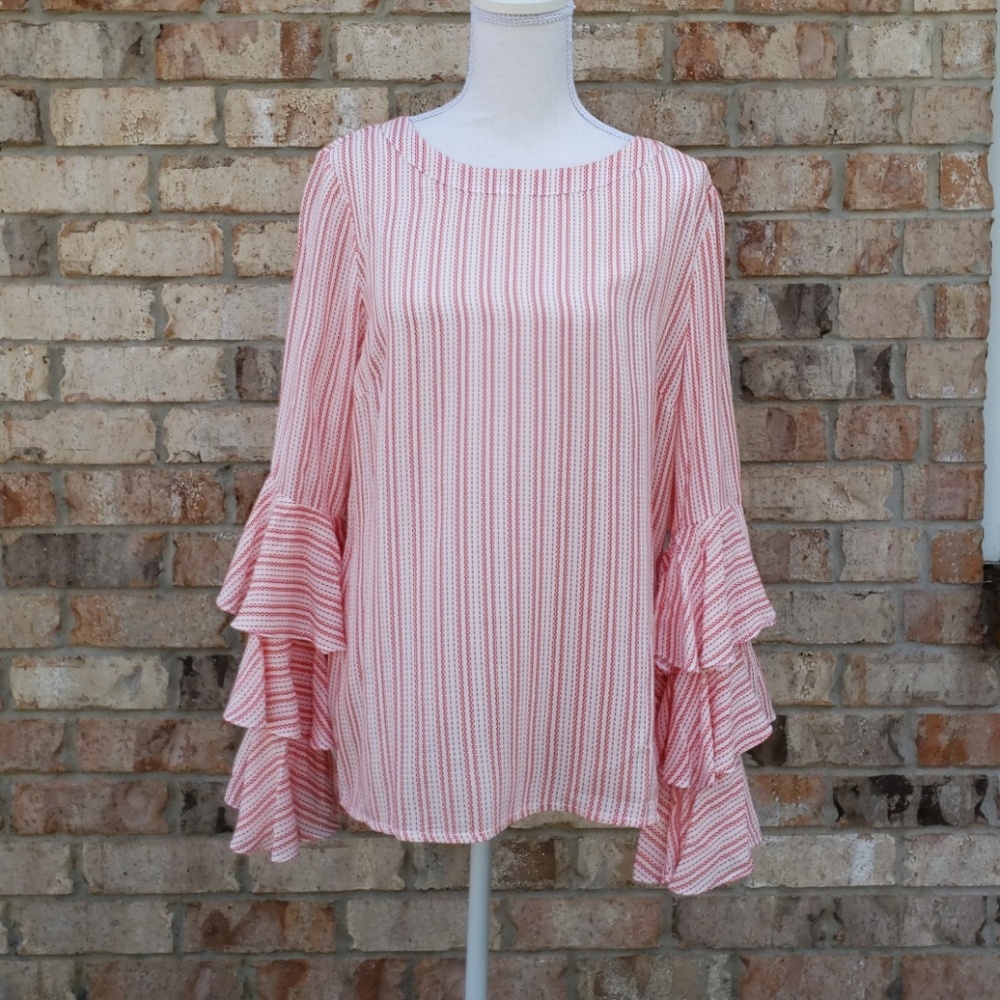 Venus Ruffled Sleeve Blouse